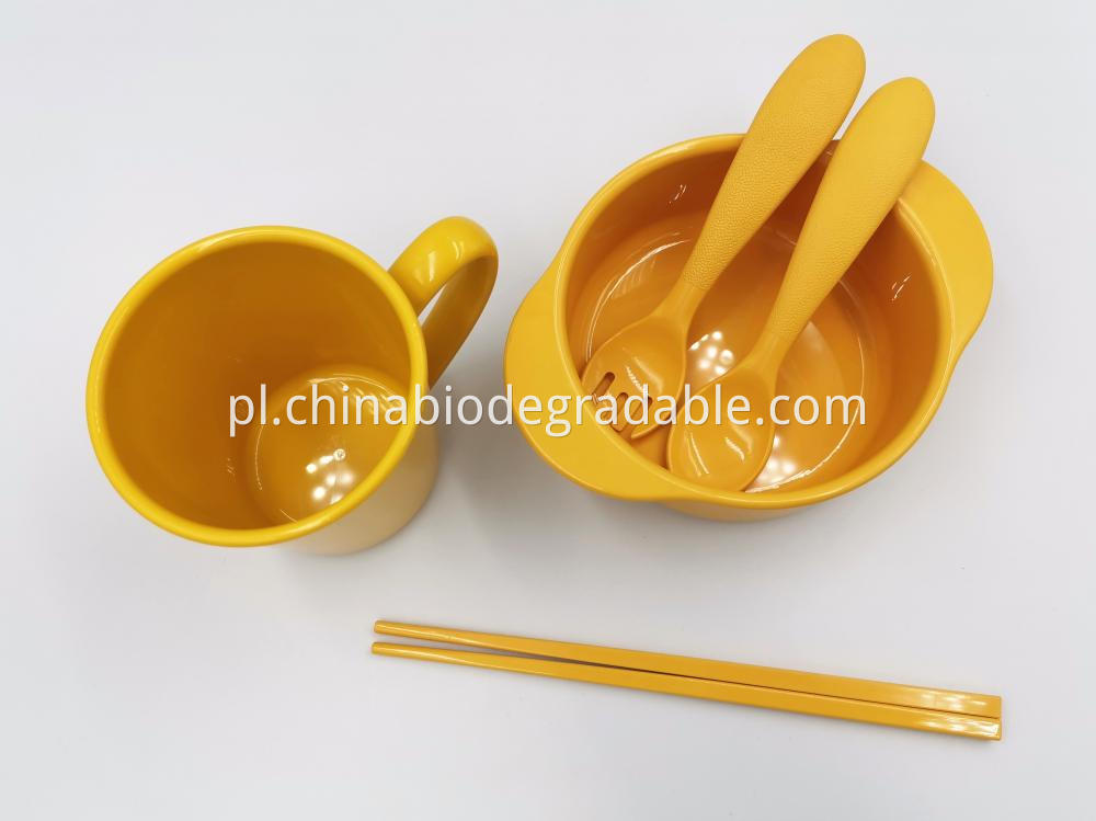 Biodegradable Natural Children's Tableware Set